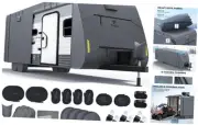 Extra Thick 7 Layers Travel Trailer RV Cover, Anti-UV, Weatherproof, Rip-Stop,