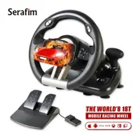 在飛比找蝦皮購物優惠-Serafim R1+ 賽車方向盤+踏板(支援安卓/iOS/