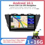 9'' Android 10.1 Car Stereo Radio GPS 1+16GB For Toyota Prius V Plus Alpha 12-16