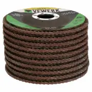 100 x Flat Discs 120 Grit For Angle Grinder 4.5" (115mm) Flat Sanding Grinding