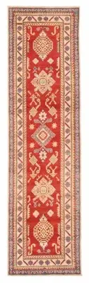 Vintage Hand-knotted Runner Rug 2'10" x 10'8" Traditional Wool Carpet