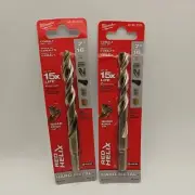 2 Milwaukee 7/16" Cobalt Drill Bit 48-89-2325 New