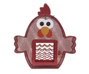 GC - Heath - Mesh Seed & Suet Bird Feeder - Whimsical Red Chicken