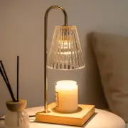 Candle Warmer Lamp with Timer Dimmer, Wax Melt Warmer with 2 Bulbs