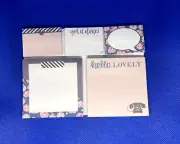 Brother Sister DS Sticky Note Set (get it done/hello lovelly) Set, 250 sheets