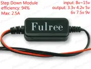 Mini DC-DC Buck Step Down Converter 3.3V 4.2V 5V 6V 9V Car Power Supply Module