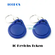 100x RFID IC Key Card Tags 13.56 MHz Keyfobs Token NFC TAG Keychain For Arduino-