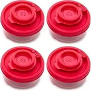 4Pcs Red Salt and Pepper Shakers,Mini Salt Shaker Easy to go Camping Picnic and BBQ Outdoors Kitchen,Damp Proof Spice Dispenser Set for Travel