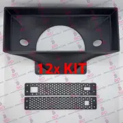 12 x IceRiver KS0 Ultra / KS0 Pro Forced Air Shroud and Side Mesh for 120mm fan