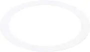 uxcell 3.19" ID 3.94" OD Goof Rings for Recessed Light, Gloss White Goof Metal Trim Ring Lighting Fixture for Ceiling Wall Recessed Can Downlights