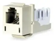 Hubbell HXJ5EEI Speedgain Category 5e Jack Universal Electric Ivory