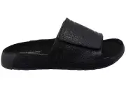 Mens Hush Puppies Hammock Extra Wide Fit Leather Slides Sandals - ModeShoesAU