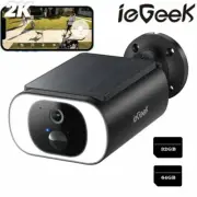 Security Camera 2K 3MP Outdoor WiFi Waterproof Wireless Night Vision Solar Cam