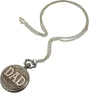 [MOBUTOFU] Pocket Watch Men's Necklace Retro Man Fathers Day Dad Watch Rings Decorative Pocket Watch for Men Watches Key Chain Dad Pocket Watch Men Watch Men's Necklaces Digital Watch Iron