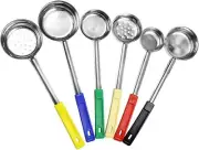 Portion Control Serving Spoons, 6pc Set, 1/4, 1/2, 3/4 & 1 Cup- Darware