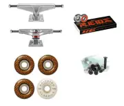 Pro Skateboard Kit Venture Hollow 8" Trucks, Spitfire 53mm Wheels Bones Bearings