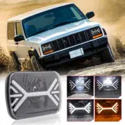 Pair 7x6 5x7 LED Headlights DRL Turn Lamps For Ford E-150 E-250 E-350 Cargo Van (for: Peugeot)