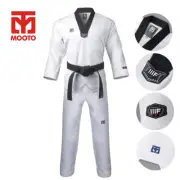 Mooto Original Official 3F Taekwondo Uniform Dobok Gi V Neck KTA WTF Approved