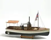 Billings Boats 0588 - African Queen 1:12 Scale Model Ship with Plastic hull - RC Compatible - Detailed Model Kit for Adults to Build