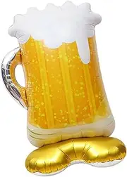 Beer Balloon | 4D Standing Fiesta Balloons - Taco Party Decorations, Balloons Party Decor for Western Cowboy Theme Birthday Party