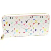 Louis Vuitton Round Zipper Wallet Long Purse Credit Multicolor Bron X Rich Zippy