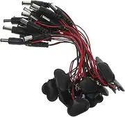 FUNNETOYU 20pcs Type Battery Snap Connectors with Extended Wire Battery Holder for Electronics Prevents Power Interruptions Flexible Installation for Home Industrial Use
