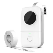 Label Maker Machine with Tape, D30 Bluetooth Thermal Mini Label Printer for O...