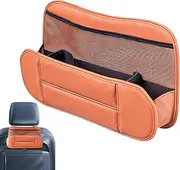 Car Back Seat Organizer,PU Leather Large Capacity Car Seat Back Box | Multipurpose Automotive Storage Tissue Box Holder Seatback Container for Van