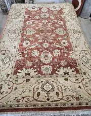 Oriental Persian Hand made Knotted Wool Rug Carpet Floor 194x124 Afghan