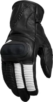 Halvarssons Flaxen, gloves unisex , color: Black/White , size: 07