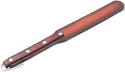 BIENKA Double Leather Paddle Horsewhip Equestrian Riding, Cattle Whip Leather Whip (Color : Color1)