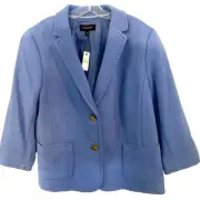 Talbots Size 18 NWT Periwinkle Suit Jacket - MSRP $149