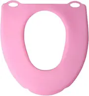 Qianly Bathroom Toilet Seat Cover Toilet Seat Cushion Reusable Traveling Restrooms Dorm Otudoor Silicone Comfort Toilet Seat Cover