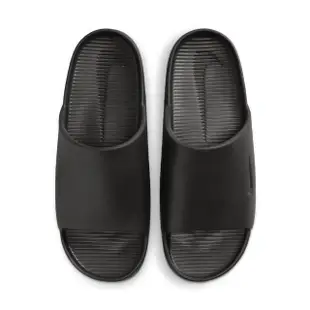 【NIKE 耐吉】拖鞋 涼鞋 防水 運動 休閒 男鞋 女鞋 NIKE CALM SLIDE 黑色 踩屎感 微厚底 增高(FD4116202)