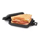 Microwave Toastie Maker Easy Use Toaster Multi - Black