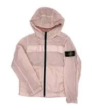Stone Island Junior Compass Patch Hooded Jacket 12,8Y,6Y,4Y,6,14Y,12Y,10Y pink