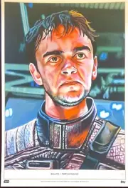 Topps Living Set Star Wars Fine Art 10x14 Poster - Bala-Tik - GOLD FOIL 1/1