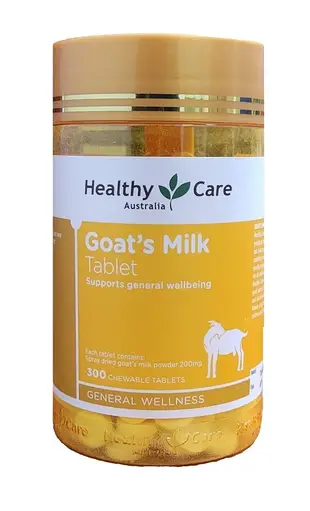 Healthy Care 澳洲山羊奶羊乳片(300片/瓶)【澳洲晶艷】 (3.1折)