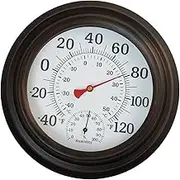 ＡＷＨＡＯ Temperature and Humidity Gauge Climate Comfort Reminder -40~120°F(-40~50°C) Weather Station Temperature Gauge for Home Use