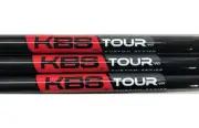 New KBS Tour Custom.355" Tip Wedge Shafts 110g Regular Flex Black Pearl Set of 3