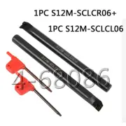 2PC S12M-SCLCR06 + S12M-SCLCL06 12*150mm lathe turning tool external boring bar