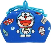 Marushin 2825008100 Lunch Bag with Gusset, I'm Doraemon, Anime, Manga, Manga, Doraemon, Nursery, Kindergarten, Kindergarten, School, Preparation, Cup, Bag, Drawstring Bento, Cup, Drawstring Lunch Box,