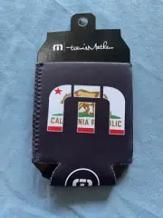 NEW w/ packaging Travis Mathew Golf Koozie - California Flag