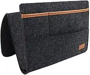 Jjwl Bed Pocket,kids Bedside Caddy Storage Organizer, Eco-friendly Felt Extra Large Bedside Caddy For Bed, Table And Sofa (TYPE B Dark grey)