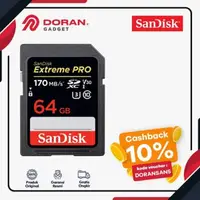 在飛比找蝦皮購物優惠-閃迪 SD 卡 EXTREME PRO 64GB 170MB