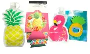 3~Drinks Sleeves & 1~Pineapple can opener & 1~Foldable Flamingo &1~ Pineapple