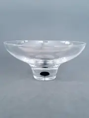 Erika Lagerbielke Orrefors Sweden Intermezzo crystal bowl 9.5 inches