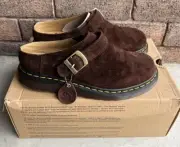 Dr Martens Shoes Unisex 41 Brown Suede Us 8 Womens 9 8 Mens Uk 7 Mules