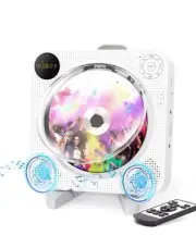 CD Player Portable Bluetooth CD Player with Speakers DESOBRY Small CD Player Hom