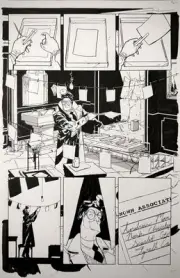 Wesley Dodds: Sandman Issue 2 Pg. 11 Writer: Robert Vendetti Art : Riley Rossmo